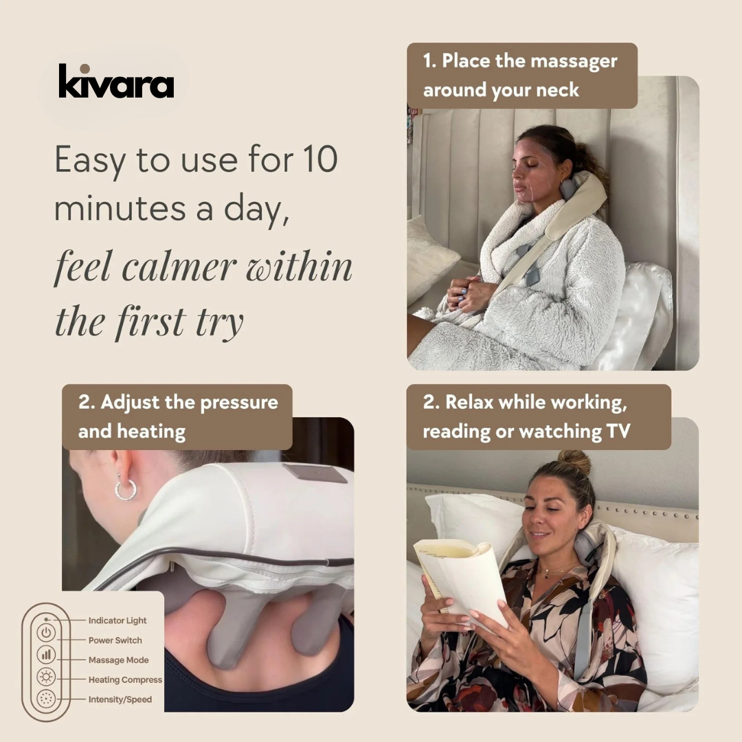 Kivara™ Neck and Shoulder Massager