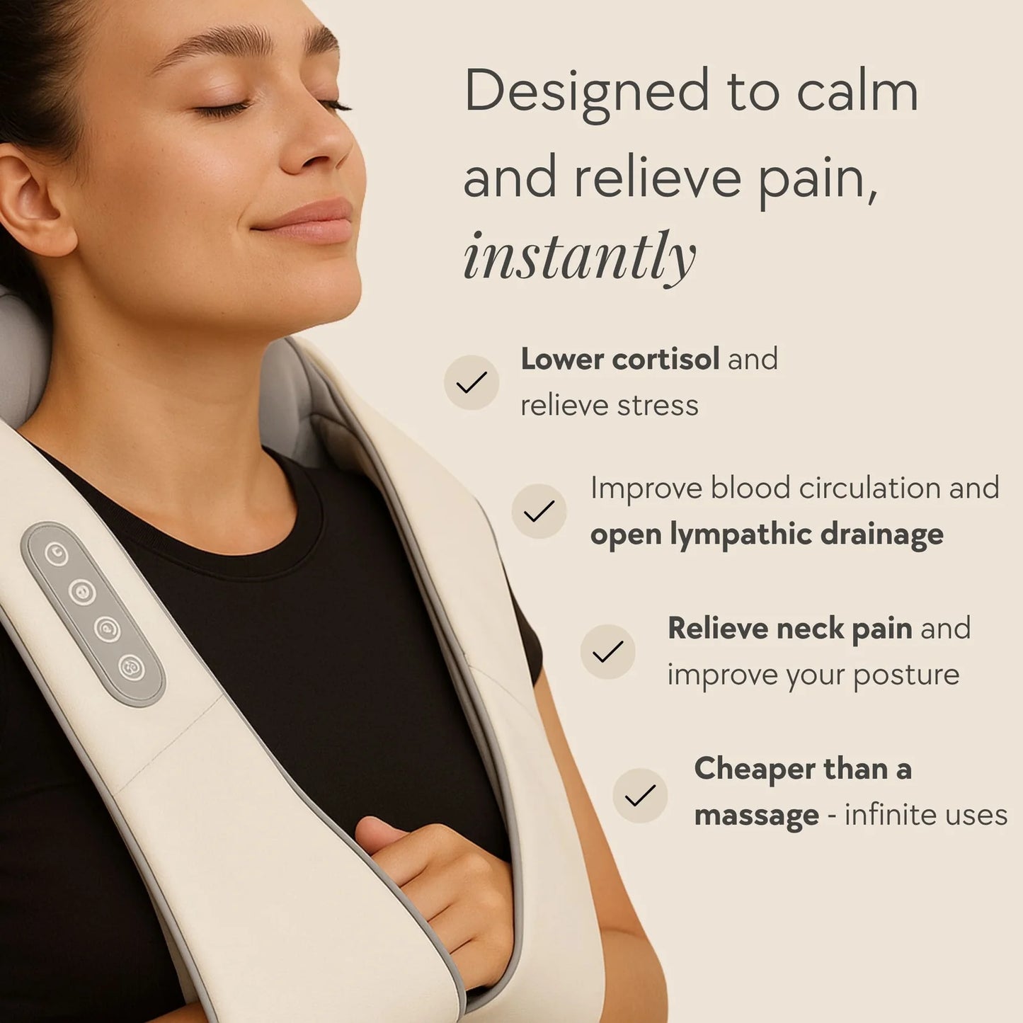 Kivara™ Neck and Shoulder Massager